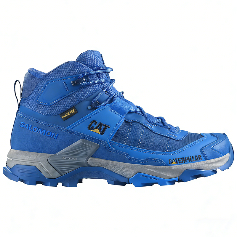 Salomon® und CAT® Arbeits- und Wanderschuhe, wasserdicht und atmungsaktiv, ideal für die Arbeit.
