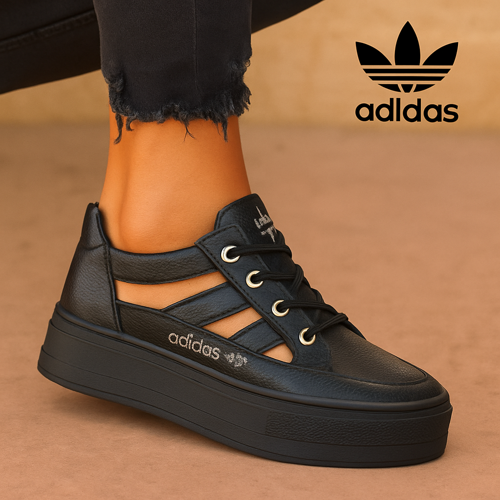 Damenschuhe mit Plateausohle