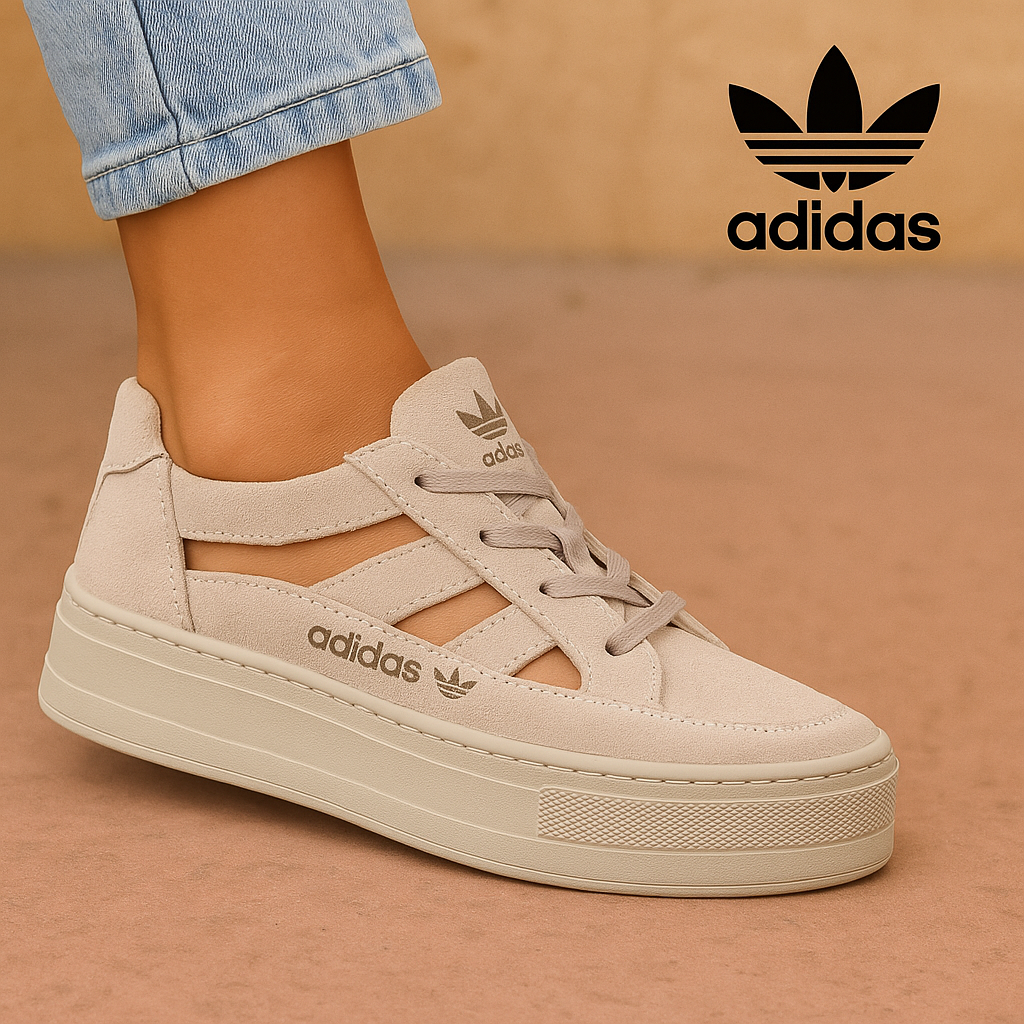Damenschuhe mit Plateausohle