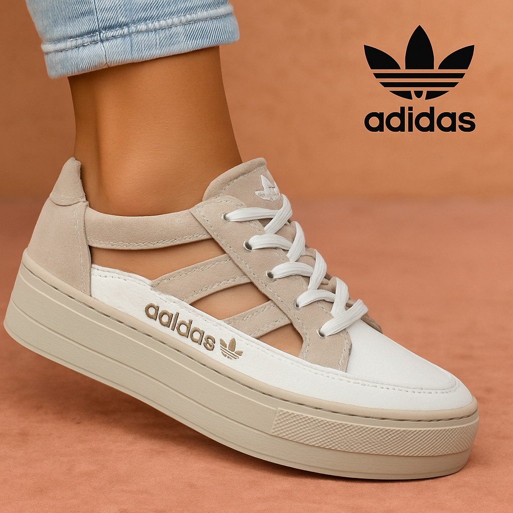 Damenschuhe mit Plateausohle