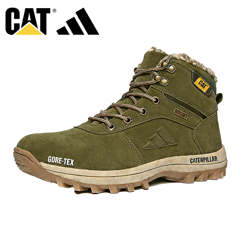 Adidas® und CAT® isolierte Winterstiefel
