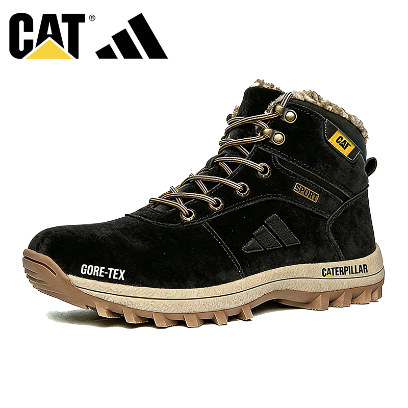 Adidas® und CAT® isolierte Winterstiefel