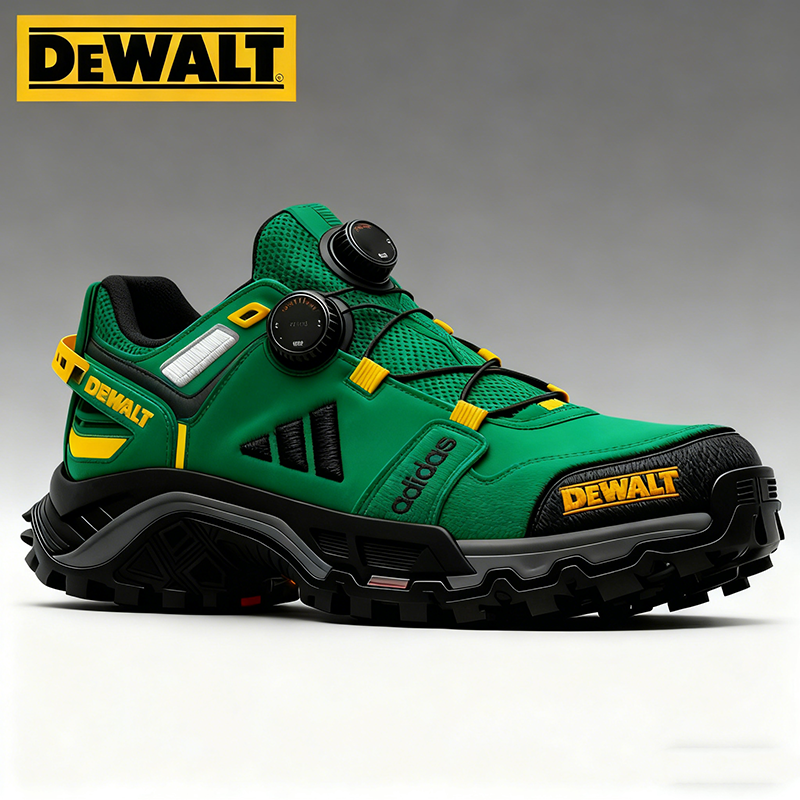 Neue Arbeitsschuhe für Herren von DEWALT und Adidas.