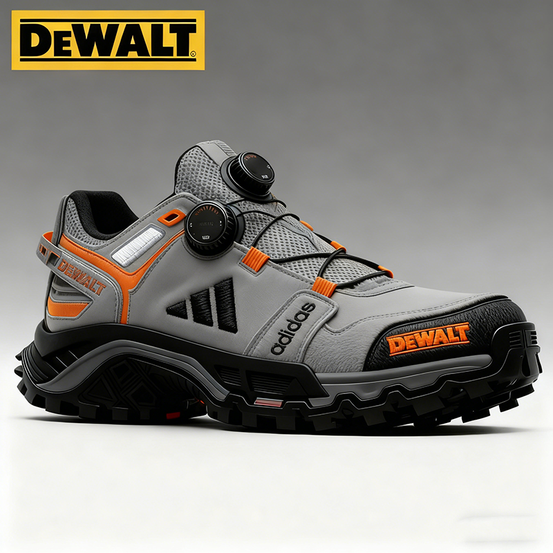 Neue Arbeitsschuhe für Herren von DEWALT und Adidas.