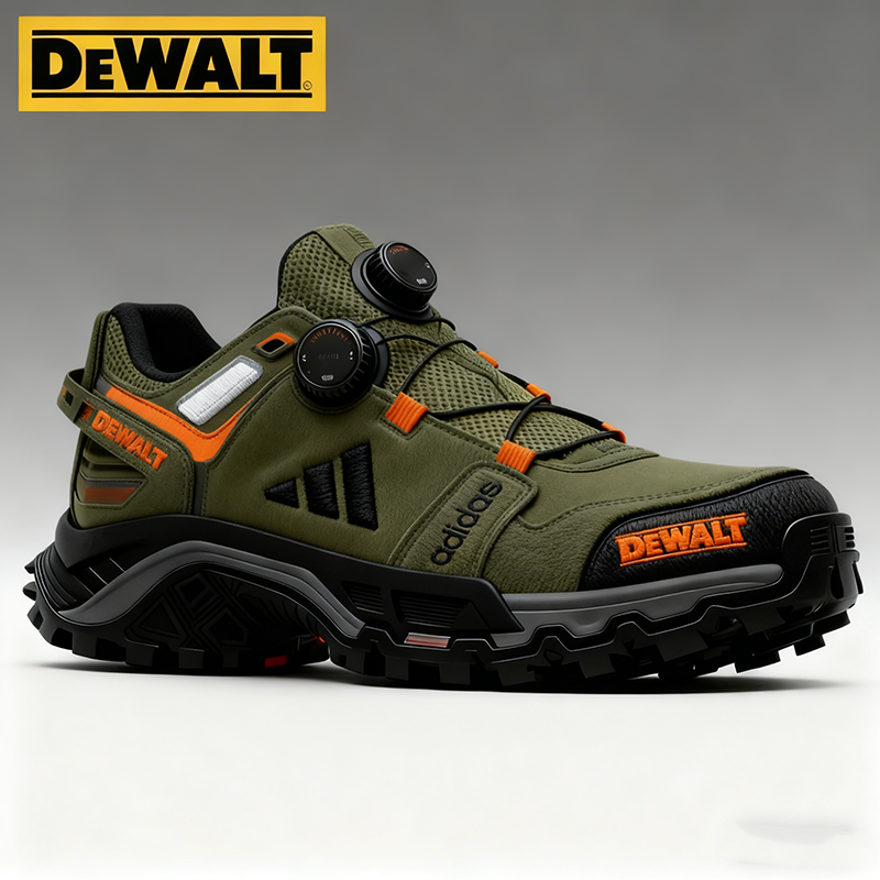 Neue Arbeitsschuhe für Herren von DEWALT und Adidas.